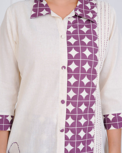 Vibha Raisin Printed Co-ord Set