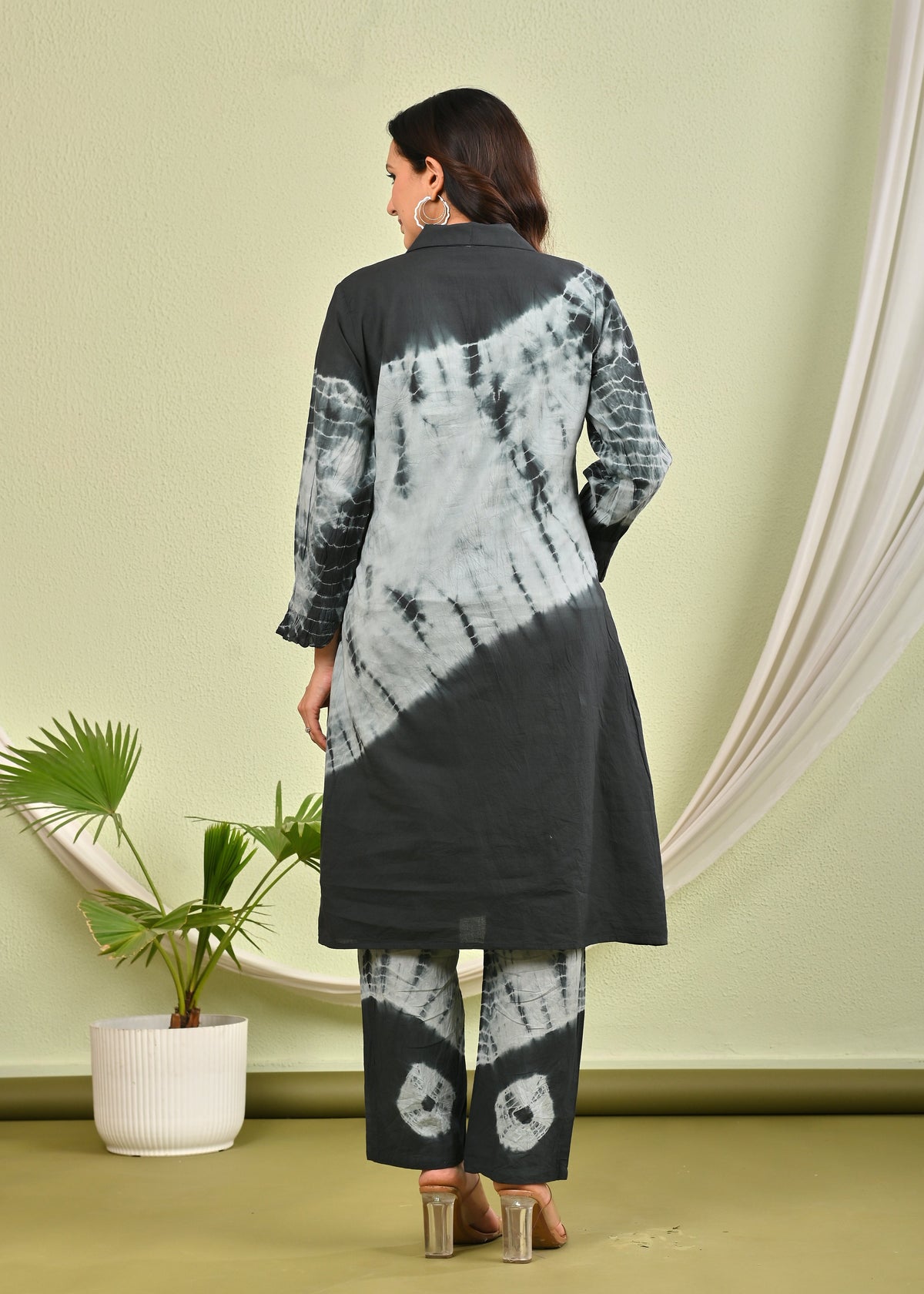 SANA ASH SHIBORI COTTON CO-ORD SET