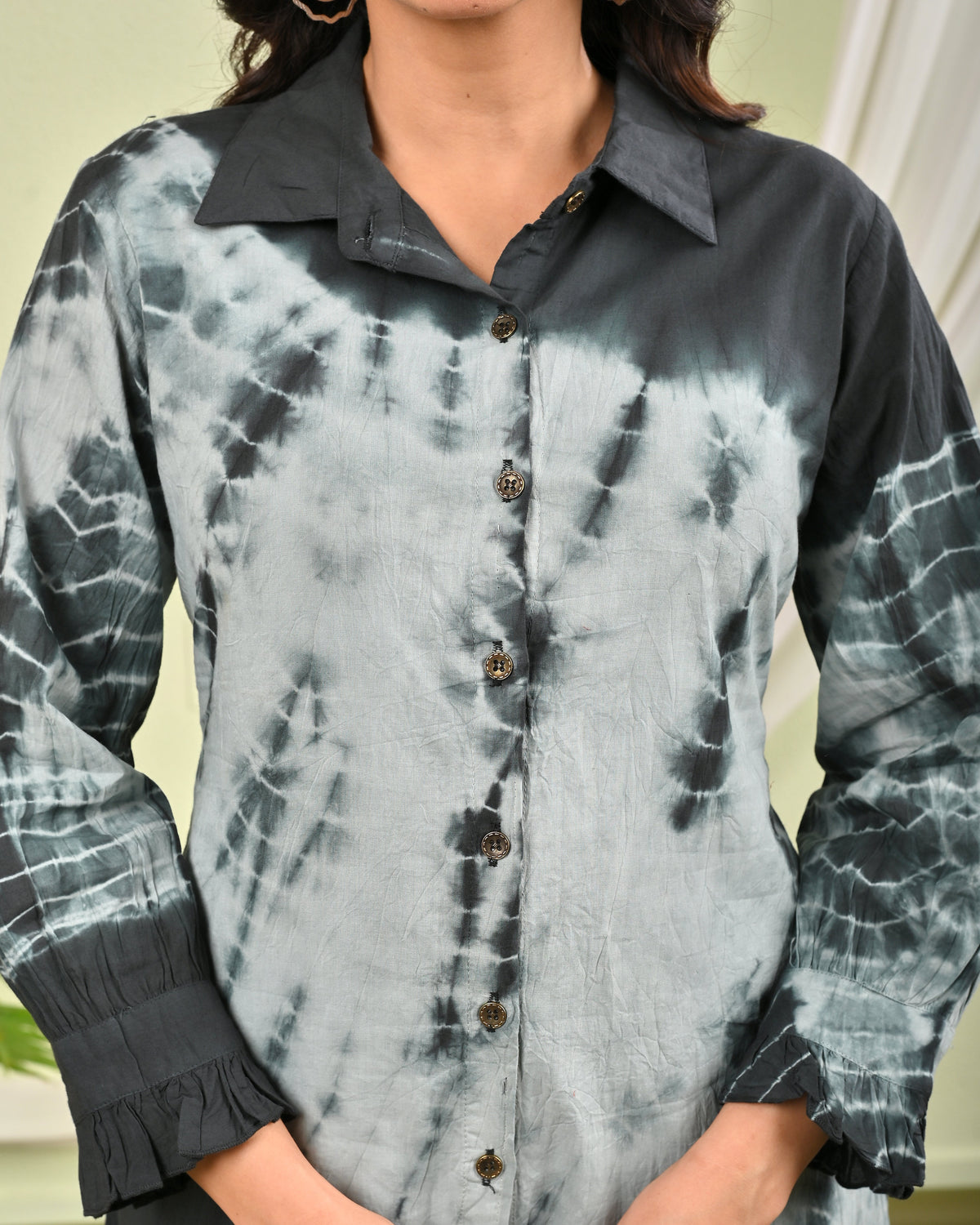 SANA ASH SHIBORI COTTON CO-ORD SET