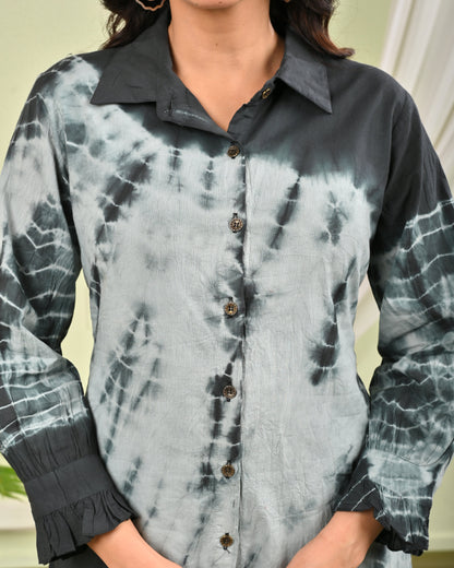 SANA ASH SHIBORI COTTON CO-ORD SET