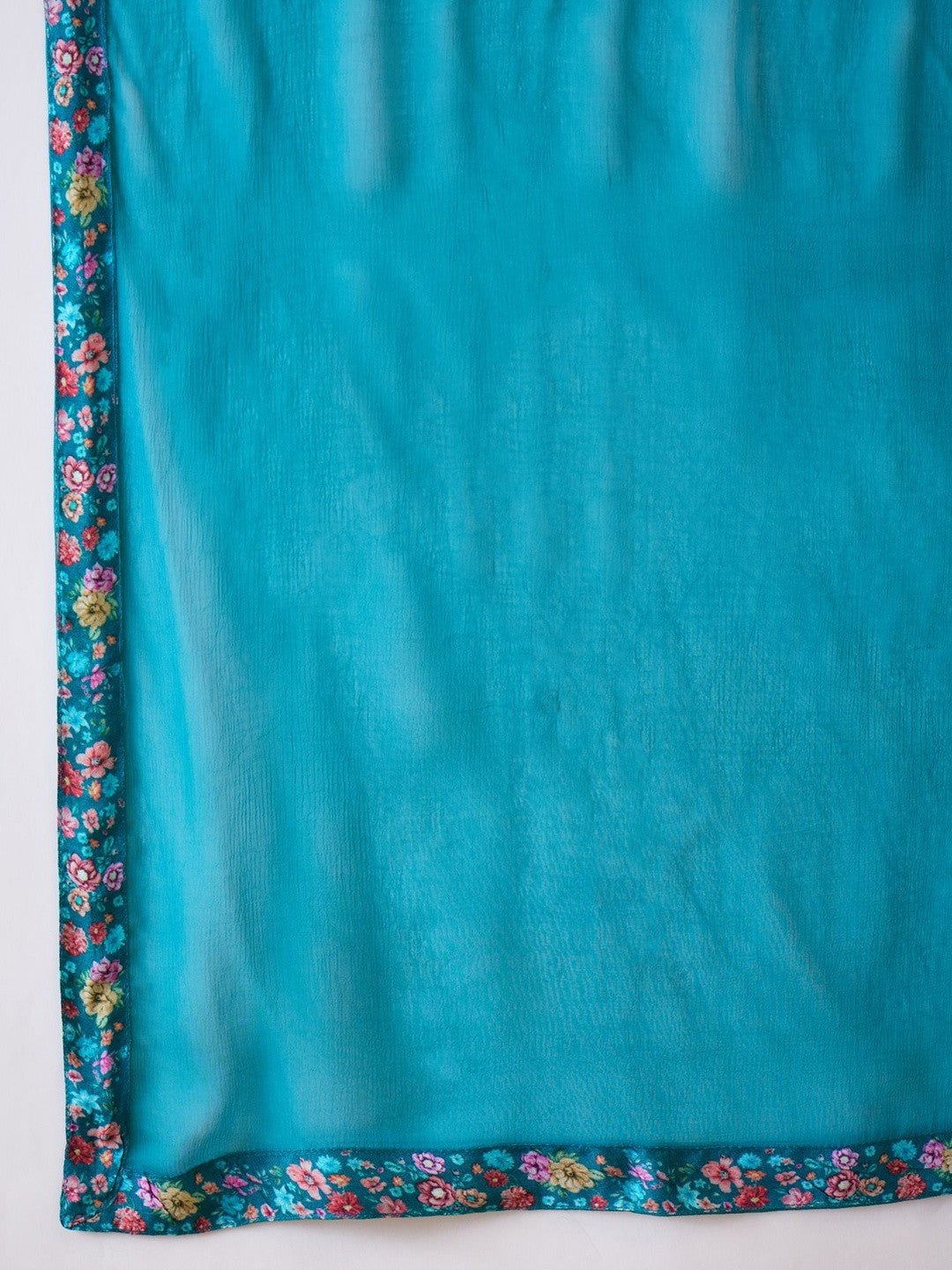 Printed Round Neck Kurta & Trousers Kurta Sets