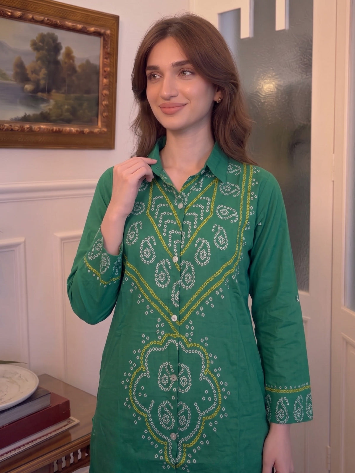 Jharna Fern Printed Co-Ord Set