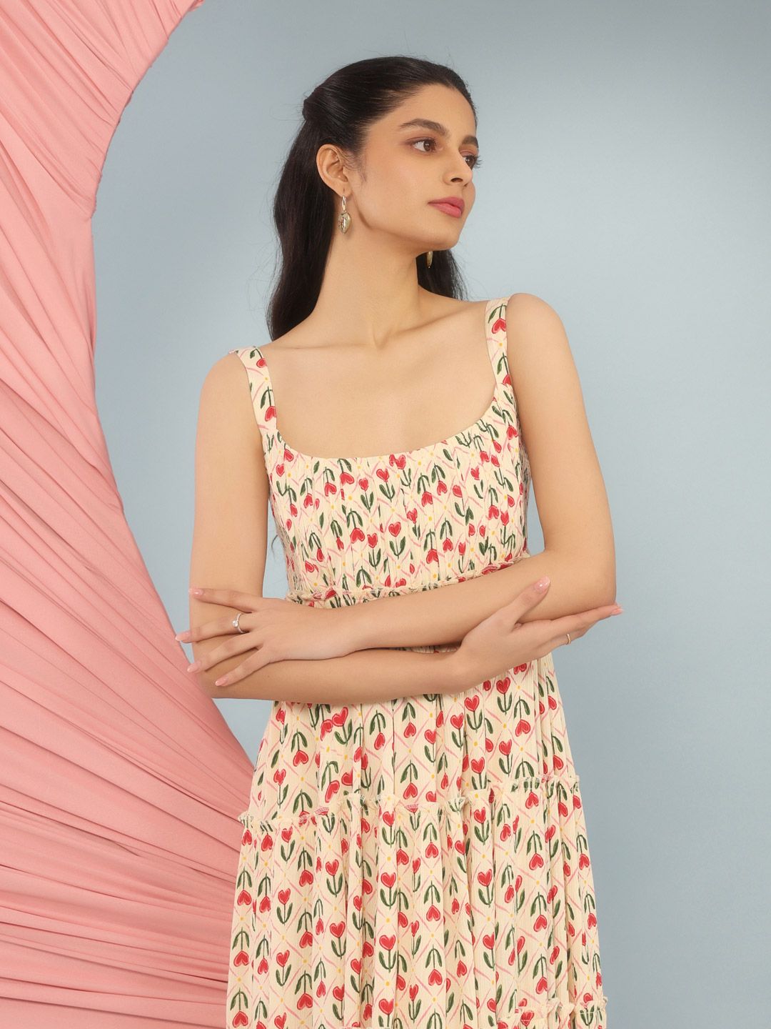 Dhiyona AY Women's Printed Ethnic Dresses