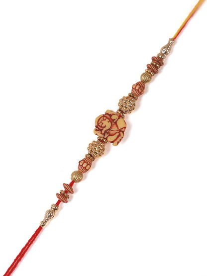 Dhiyona Unisex Beaded Thread Rakhi