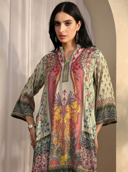 Women Ethnic Motifs Printed Regular Kurta with Palazzos & With Dupatta