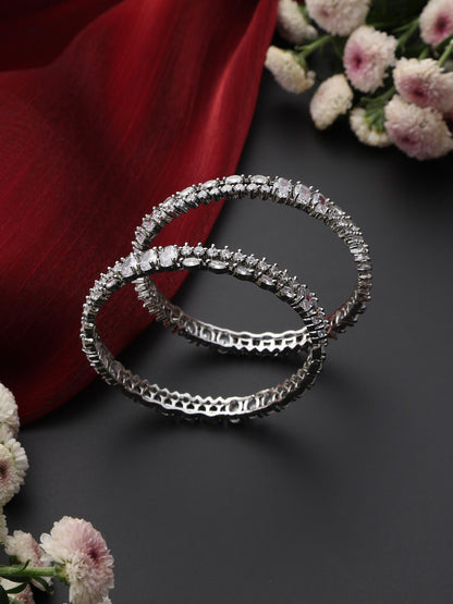 Dhiyona ST Diamond Bangles - Thick