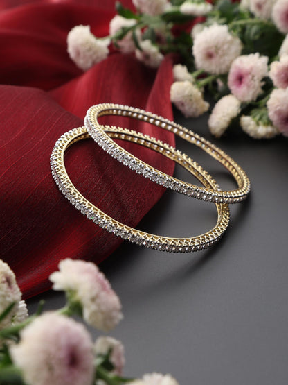 Dhiyona ST Diamond Bangles - Thin