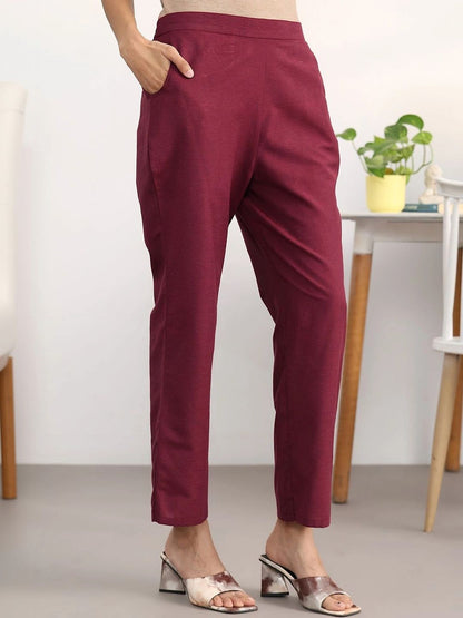 Women Ethnic Motifs Printed Regular Kurta with Trousers