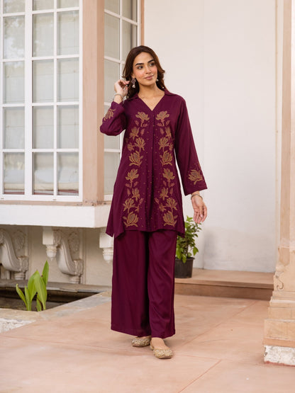 Karen Currant Embroidery Cotton Co-Ord Set