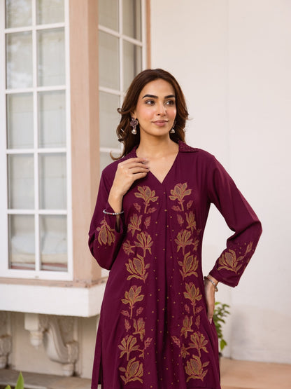 Karen Currant Embroidery Cotton Co-Ord Set