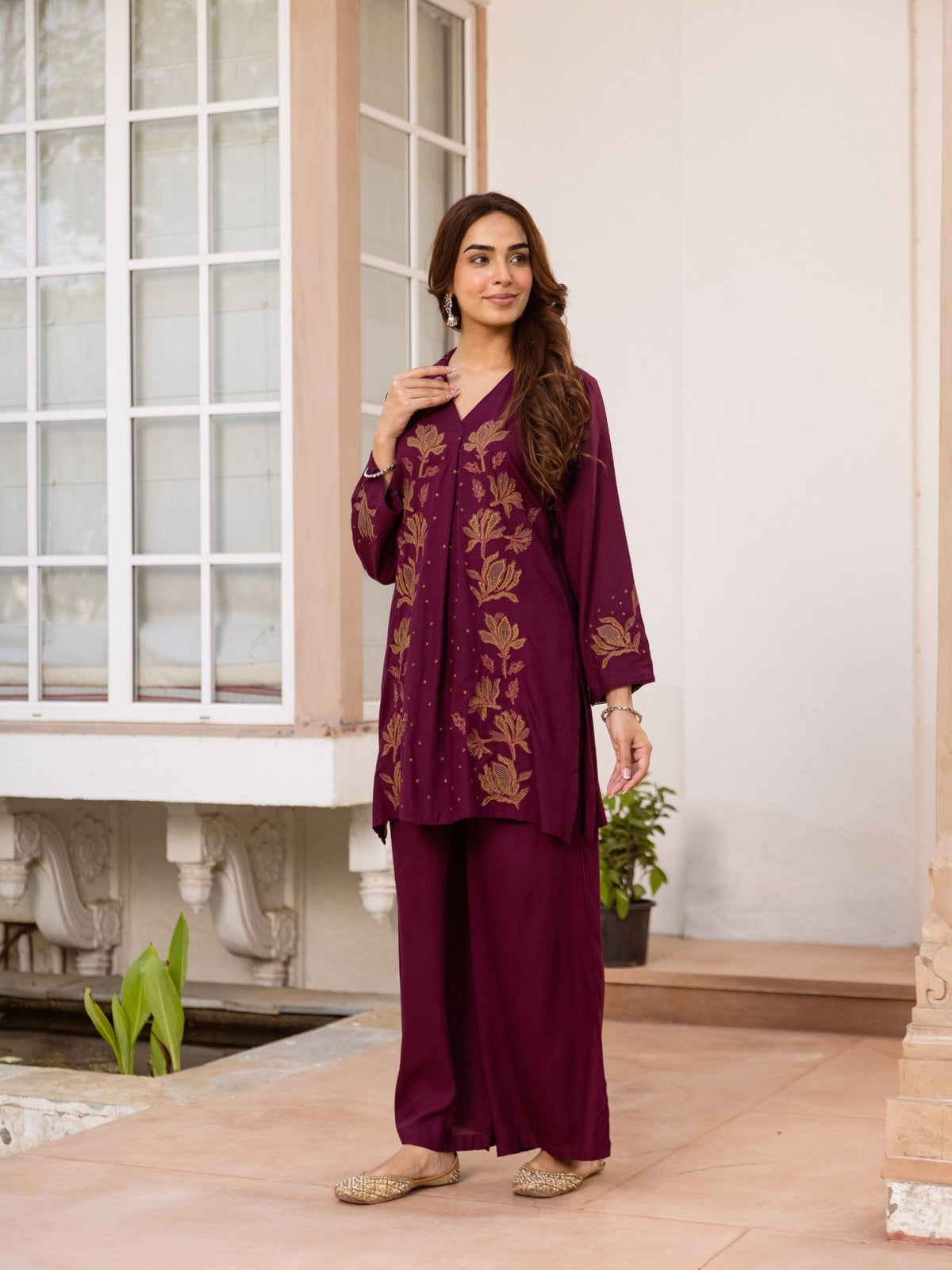 Karen Currant Embroidery Cotton Co-Ord Set