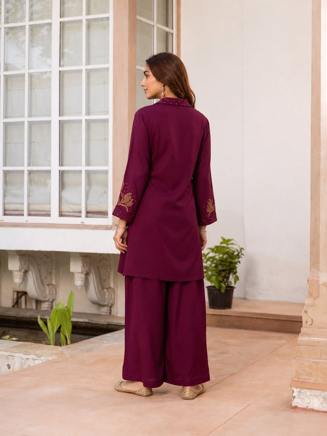 Karen Currant Embroidery Cotton Co-Ord Set