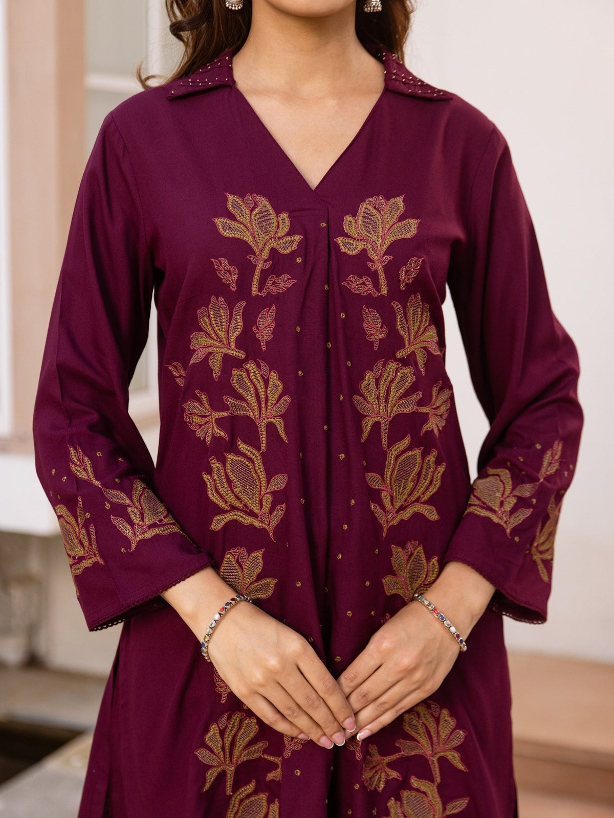Karen Currant Embroidery Cotton Co-Ord Set