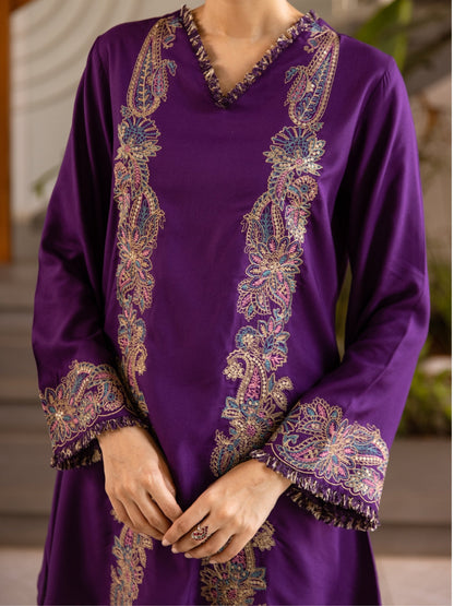 Karen Duke Embroidery Cotton Co-Ord Set