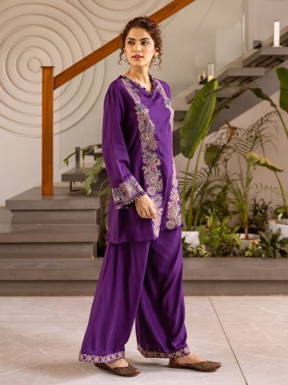 Karen Duke Embroidery Cotton Co-Ord Set