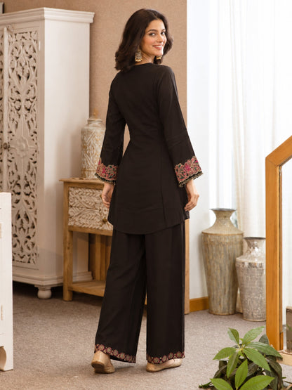 Karen Dusk Embroidery Cotton Co-Ord Set
