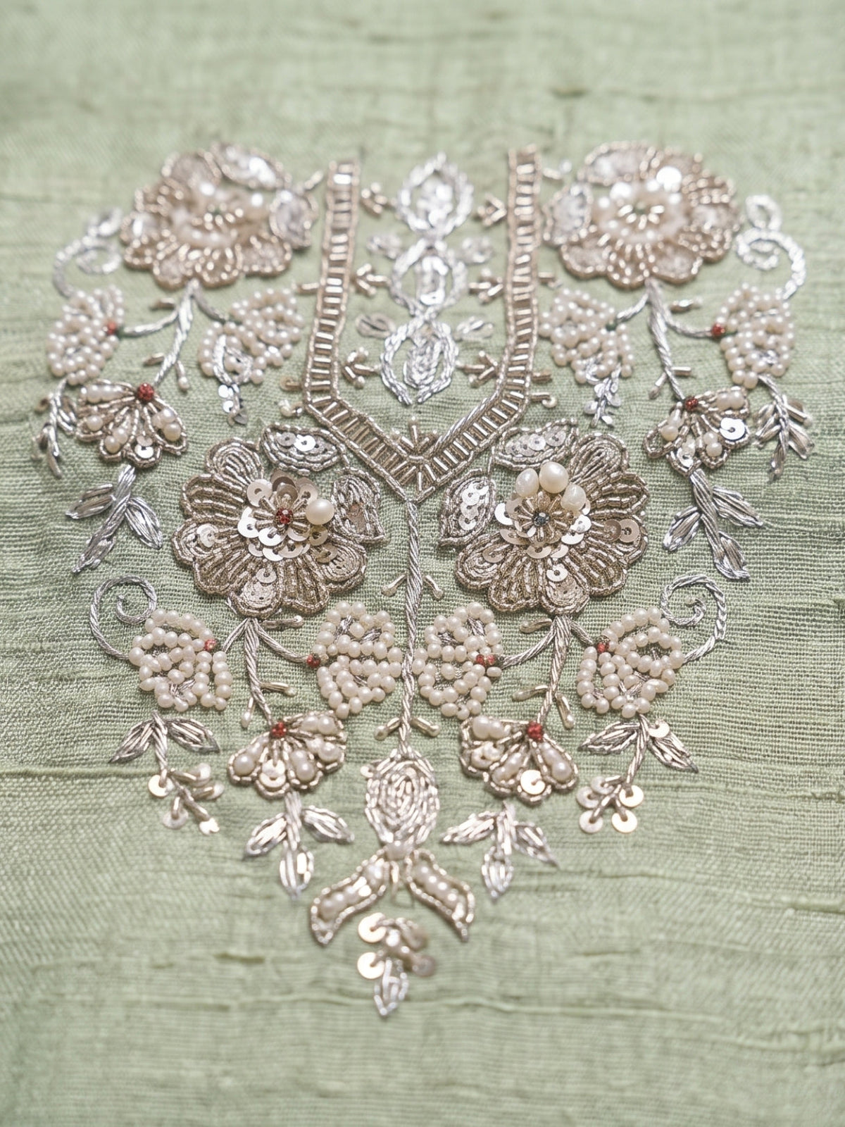 Kartar Moss Handwork Suit Set