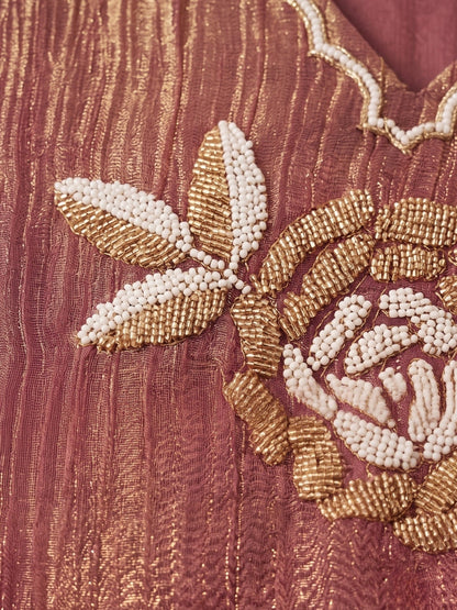 Kimaya Blush Full Handwork Suit Set