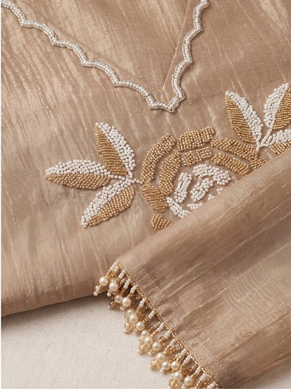 Kimaya Salmon Full Handwork Suit Set