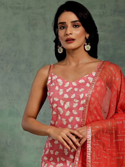 Women Ethnic Motifs Printed Regular Kurta with Trousers & With Dupatta