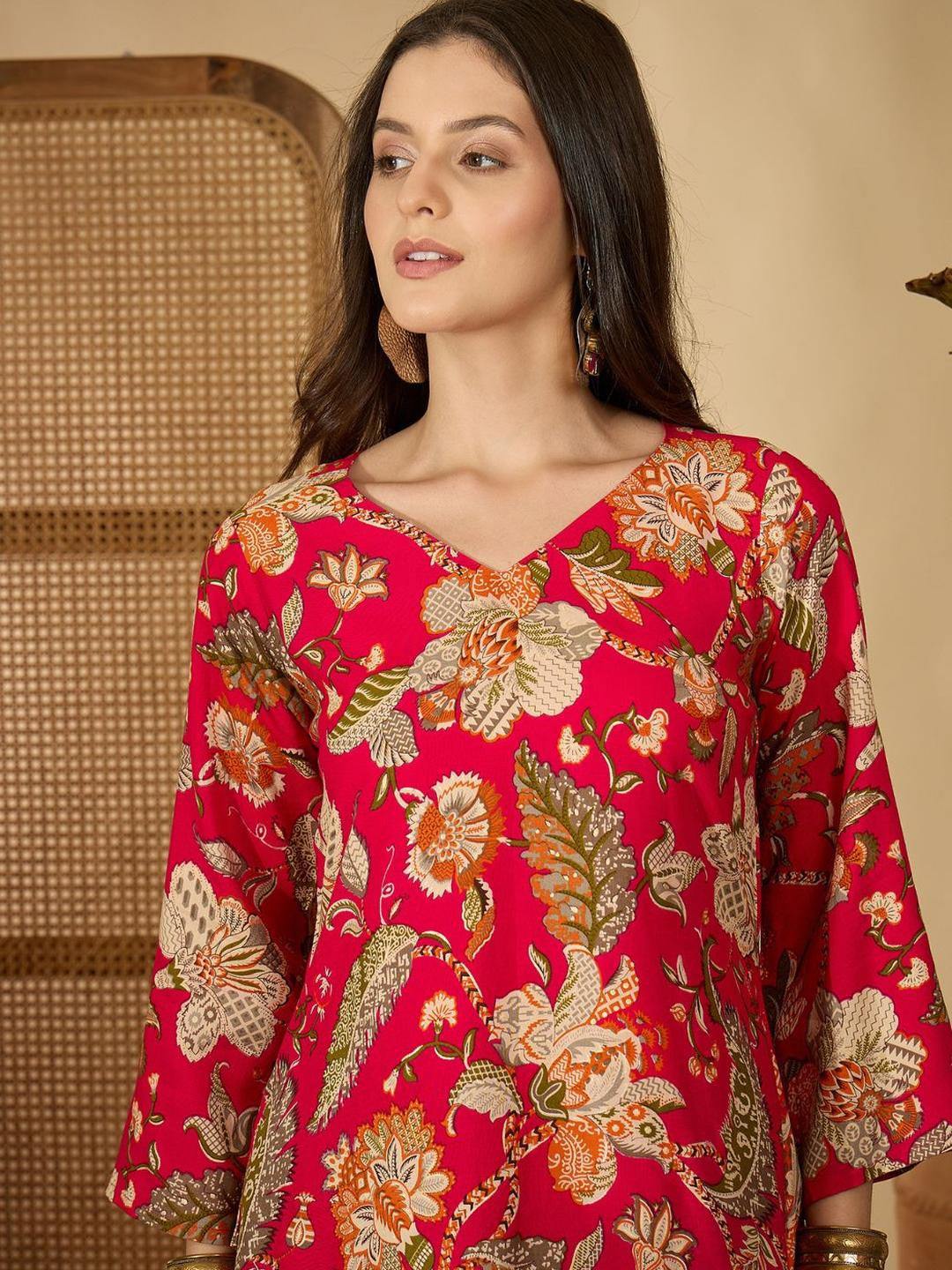 Women Pink Kurta Sets