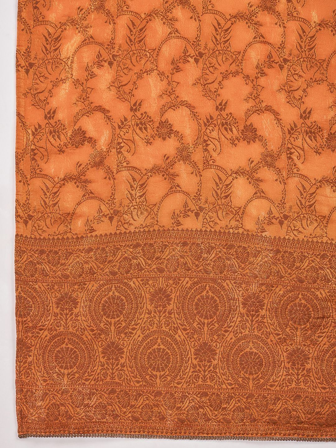 Dhiyona SN Zari Sequence Embroidered Kurta With Palazzo & Dupatta