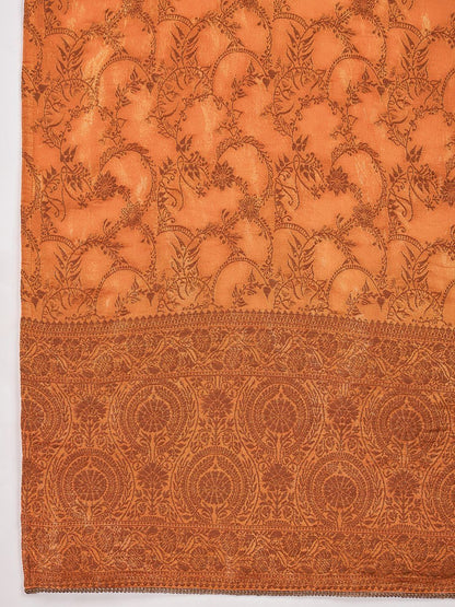 Dhiyona SN Zari Sequence Embroidered Kurta With Palazzo & Dupatta