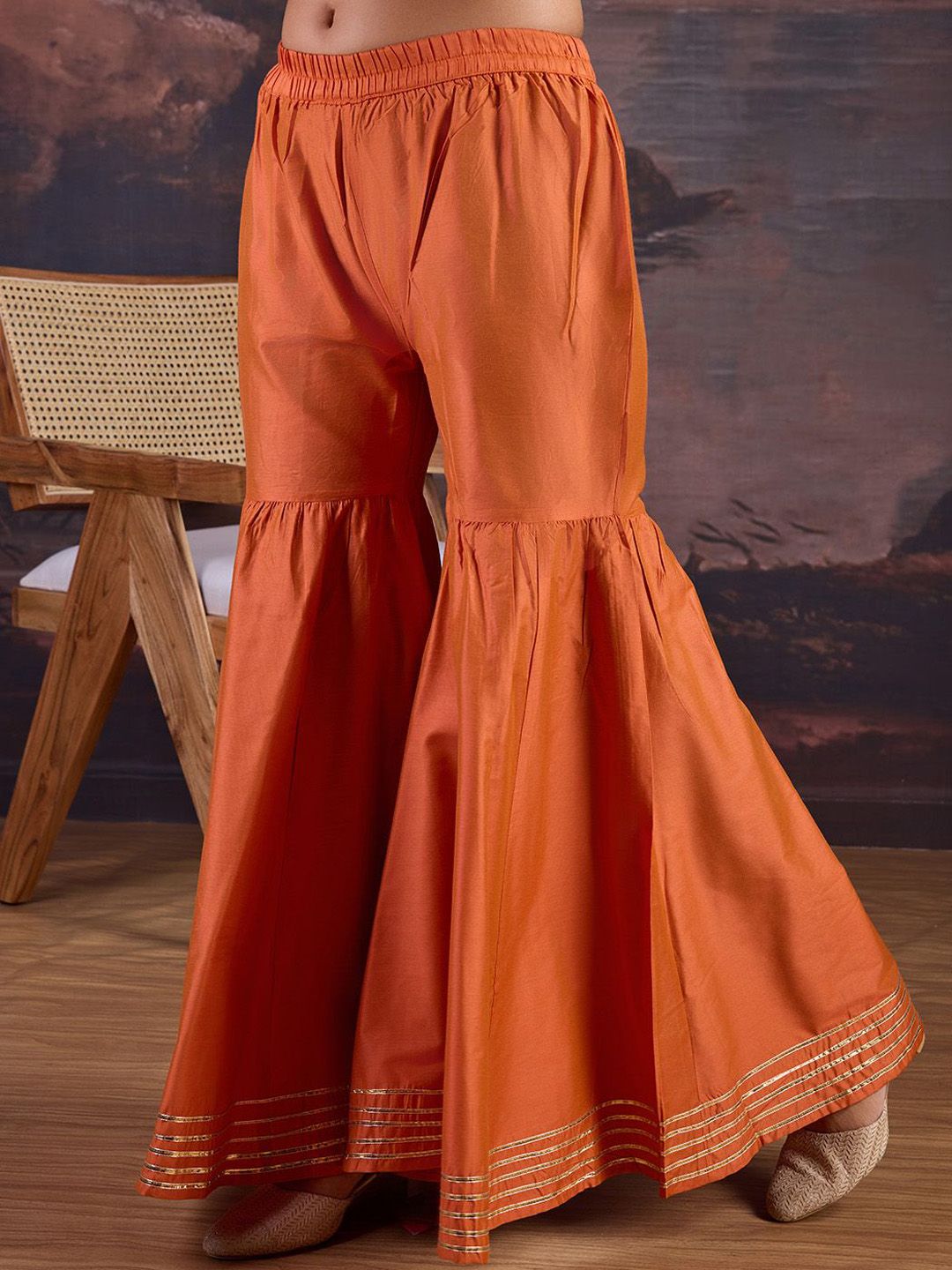 Dhiyona HOP Sequin Embroidered Kurta with Sharara and Dupatta Set