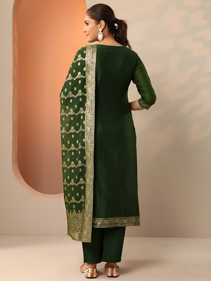 Women Ethnic Motifs Printed Regular Kurta with Trousers & Dupatta