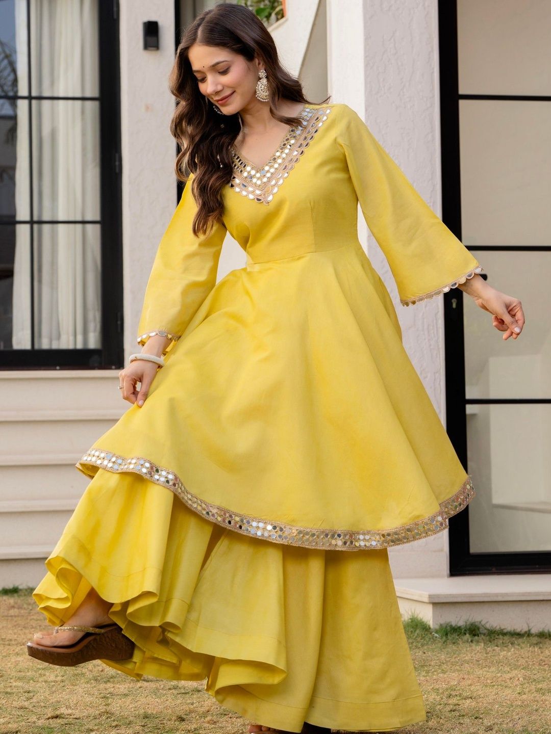 Dhiyona KL Women Sharara & With Dupatta