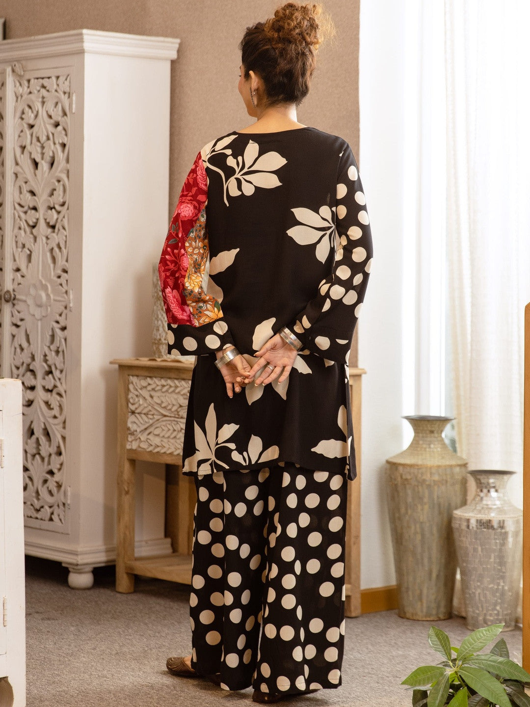 Floral Printed Kurta with Palazzos