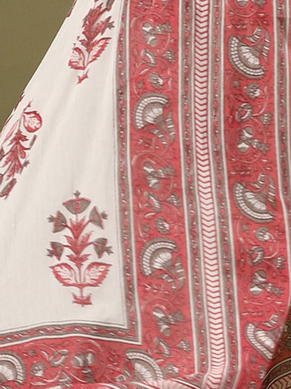 Dhiyona IE Women Ethnic Motifs Printed Regular Pure Cotton Kurta with Salwar & With Dupatta
