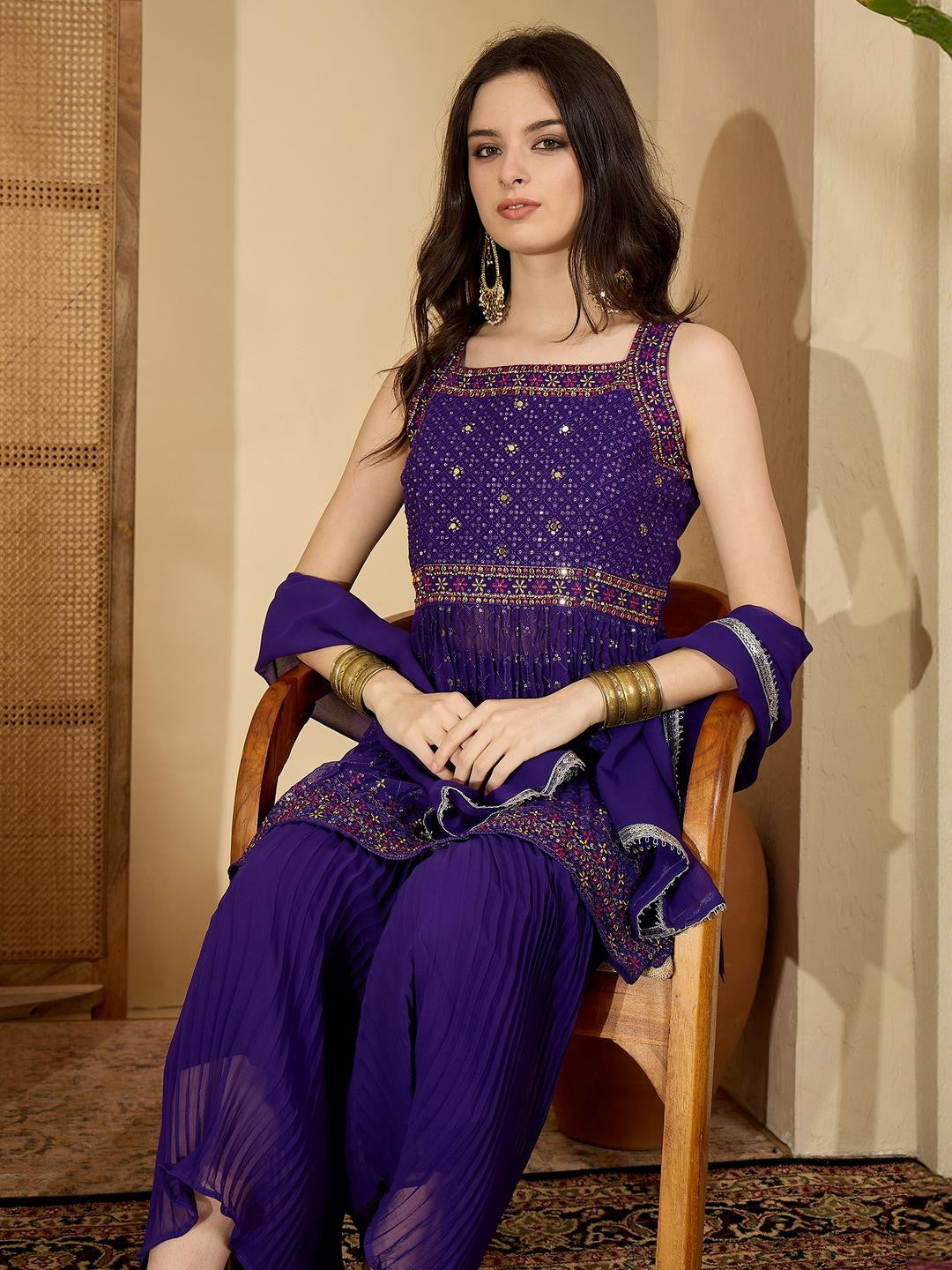 Women Blue Kurta Sets