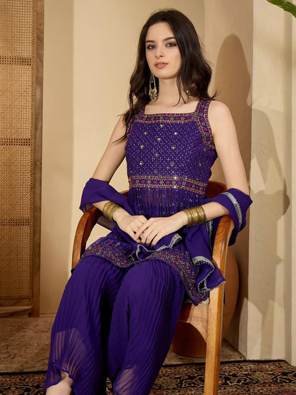 Women Blue Kurta Sets