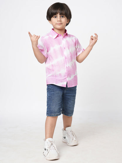 Boys Fusion Tie and Dye Shirt