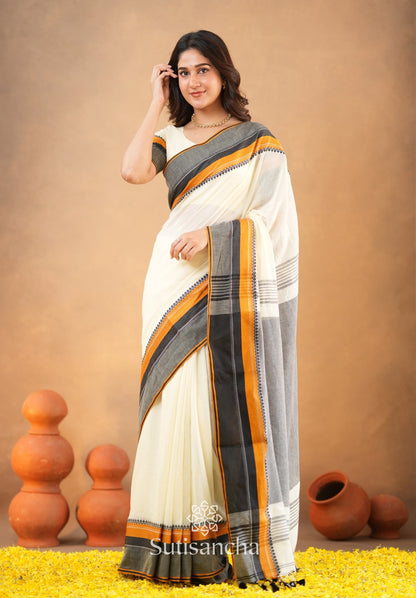 Dhiyona SS Sutisancha Handwoven Bliss Bengal Cotton Saree