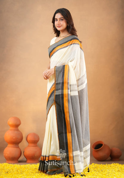 Dhiyona SS Sutisancha Handwoven Bliss Bengal Cotton Saree