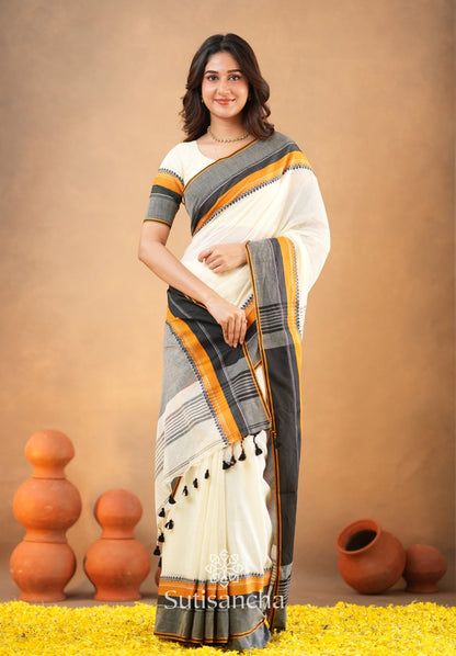 Dhiyona SS Sutisancha Handwoven Bliss Bengal Cotton Saree
