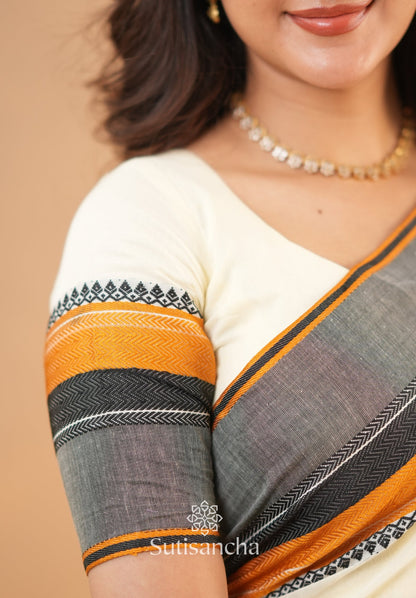 Dhiyona SS Sutisancha Handwoven Bliss Bengal Cotton Saree