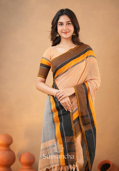 Dhiyona SS Sutisancha Handwoven Bliss Bengal Cotton Saree