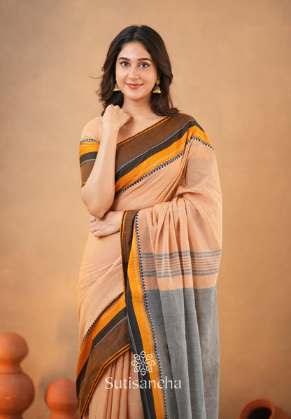 Dhiyona SS Sutisancha Handwoven Bliss Bengal Cotton Saree