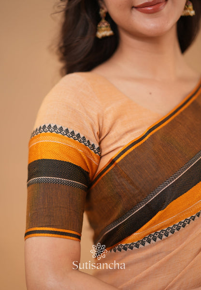 Dhiyona SS Sutisancha Handwoven Bliss Bengal Cotton Saree