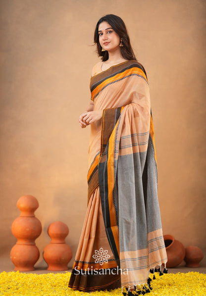 Dhiyona SS Sutisancha Handwoven Bliss Bengal Cotton Saree