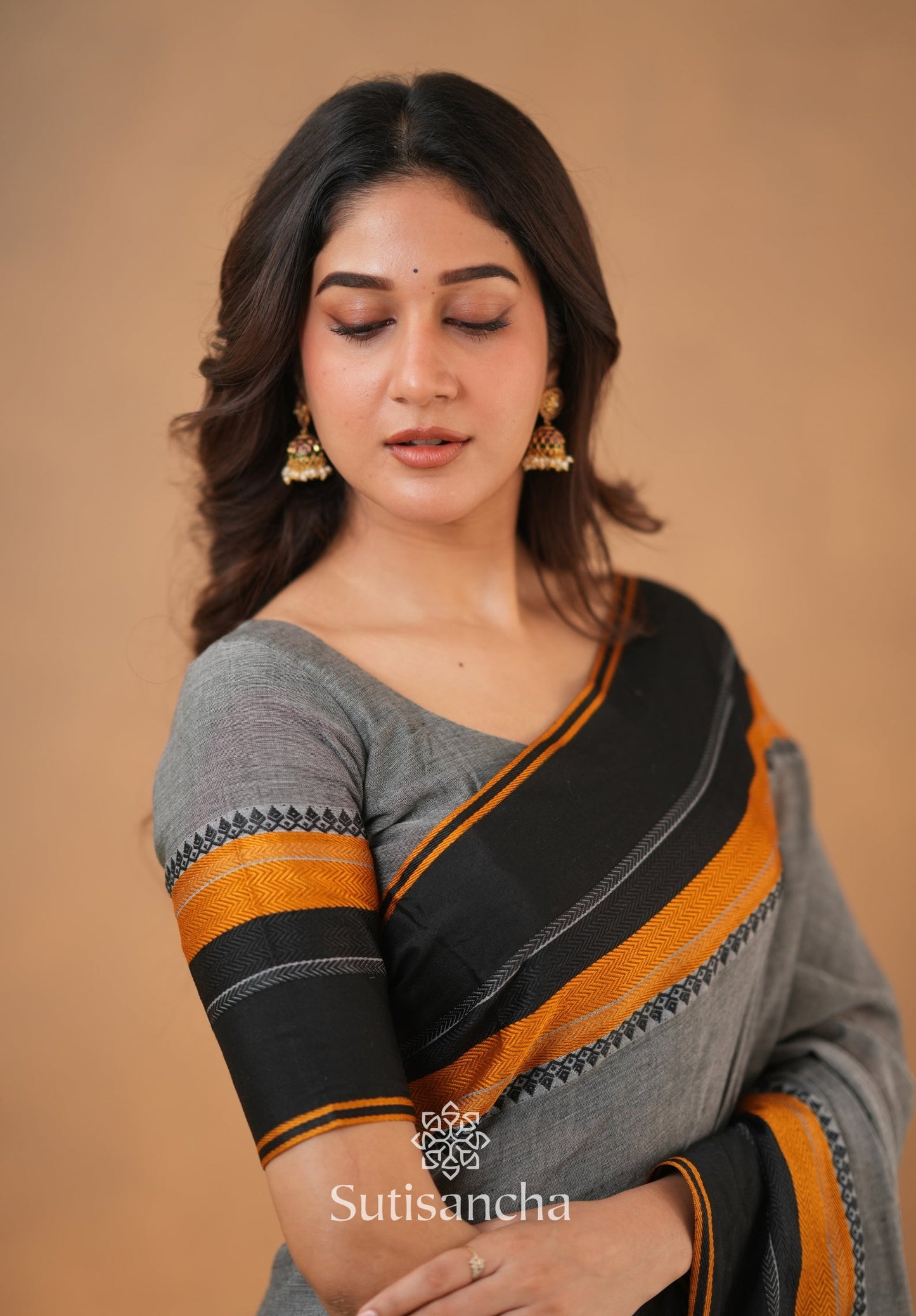 Dhiyona SS Sutisancha Handwoven Bliss Bengal Cotton Saree