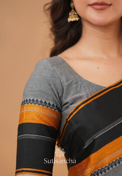 Dhiyona SS Sutisancha Handwoven Bliss Bengal Cotton Saree