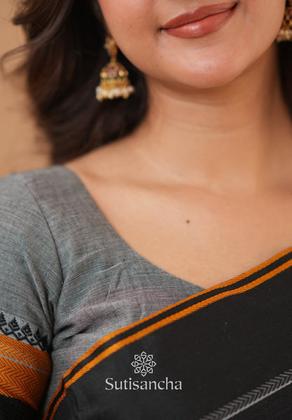 Dhiyona SS Sutisancha Handwoven Bliss Bengal Cotton Saree