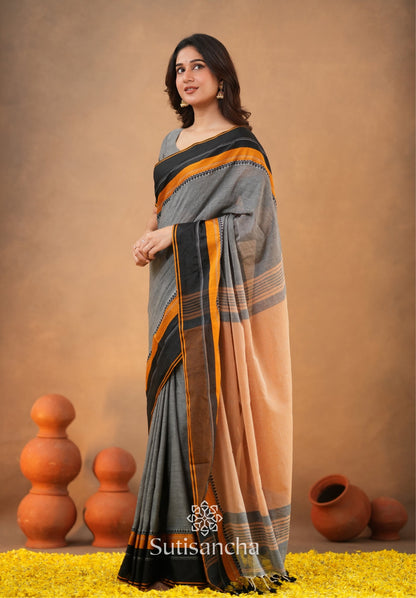 Dhiyona SS Sutisancha Handwoven Bliss Bengal Cotton Saree