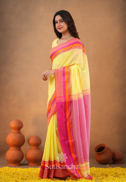 Dhiyona SS Sutisancha Handwoven Bliss Bengal Cotton Saree