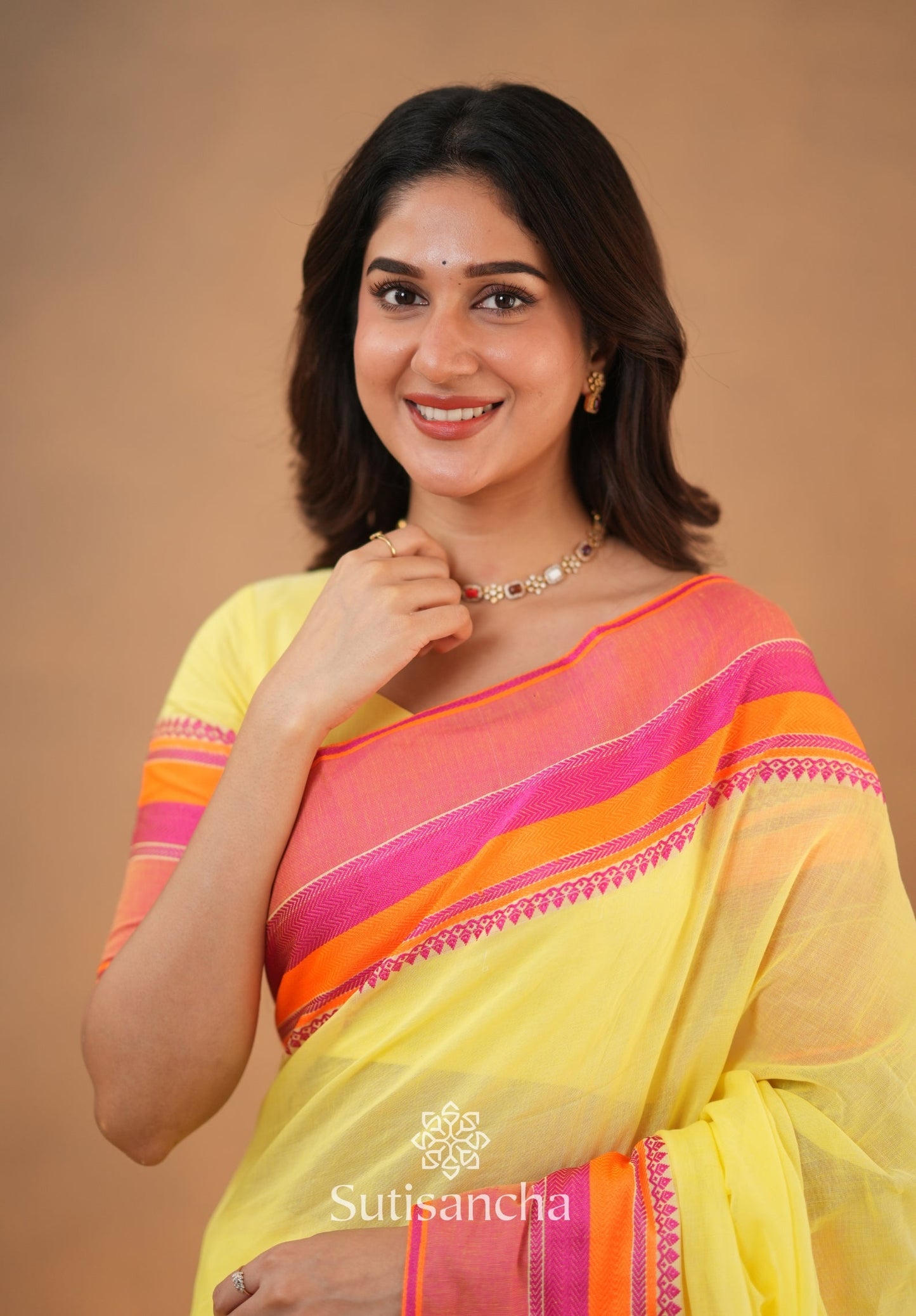 Dhiyona SS Sutisancha Handwoven Bliss Bengal Cotton Saree