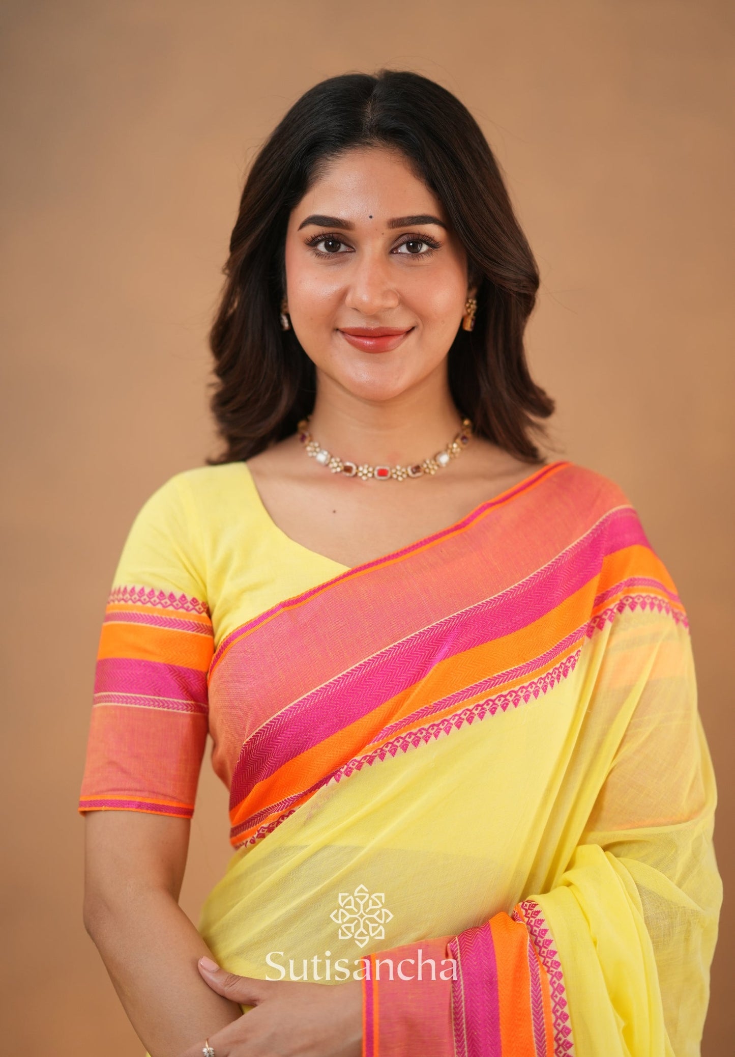 Dhiyona SS Sutisancha Handwoven Bliss Bengal Cotton Saree